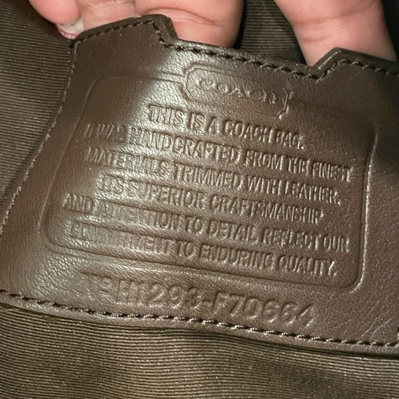 Coach Canvas leather backpack unisex - Picture 5 of 15